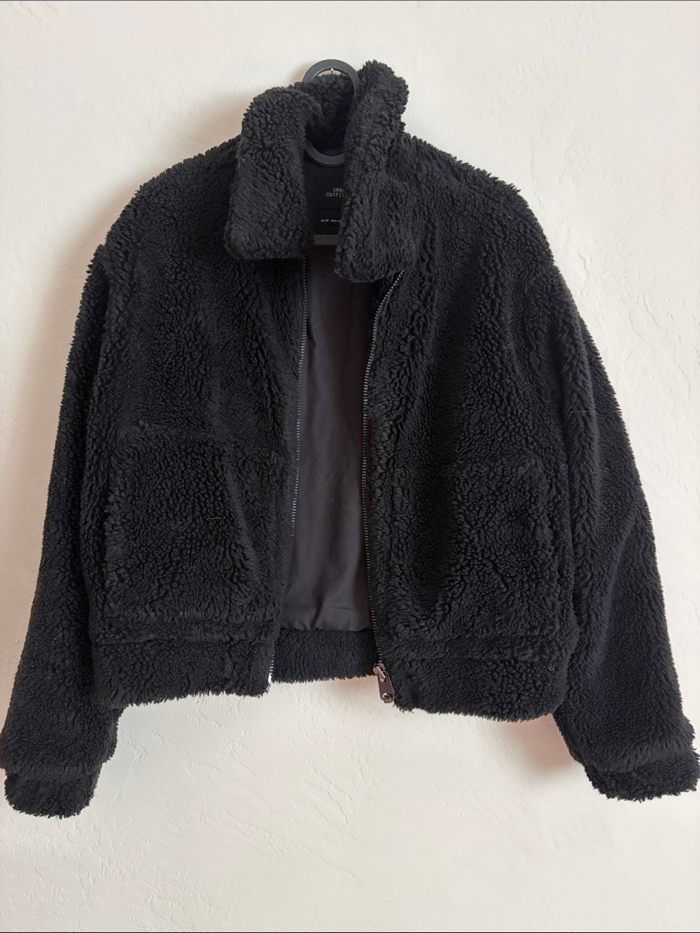UO Black Teddy Jacket